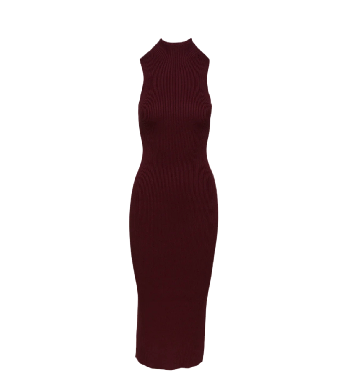 Mockneck Fitted Dress - XS