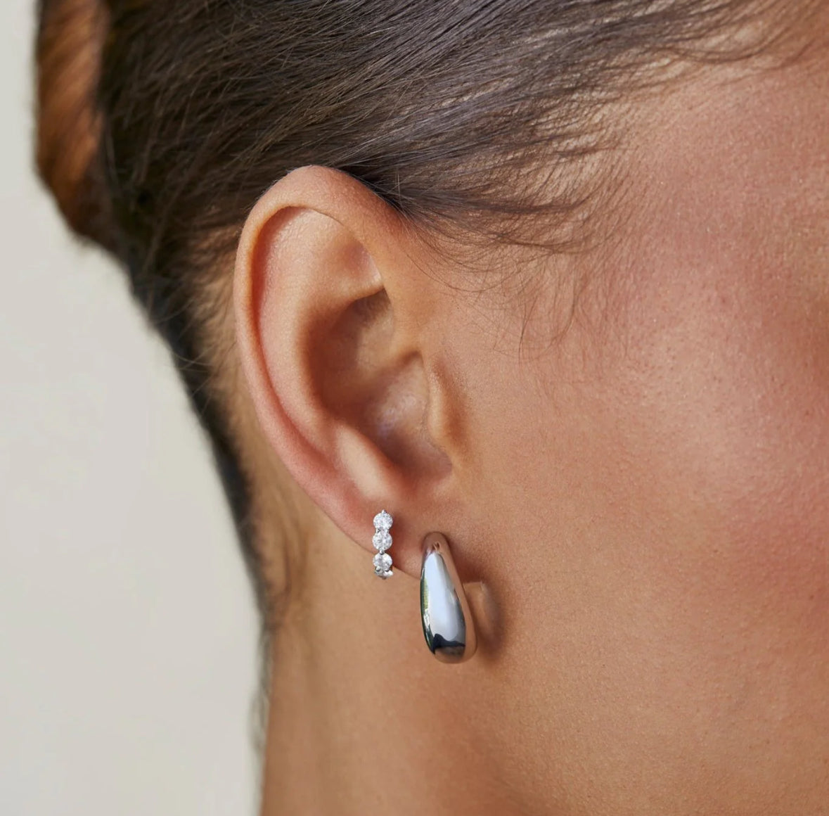 14k Gold Jumbo Dome Hoops