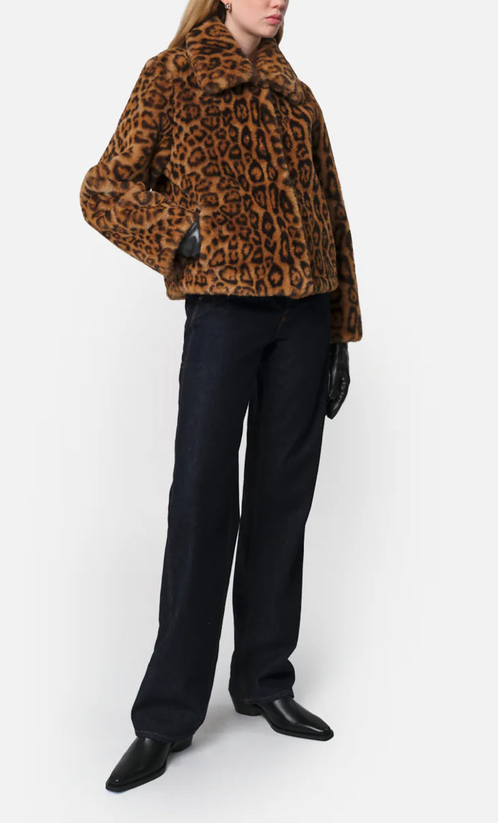 Elis Leopard Short Coat