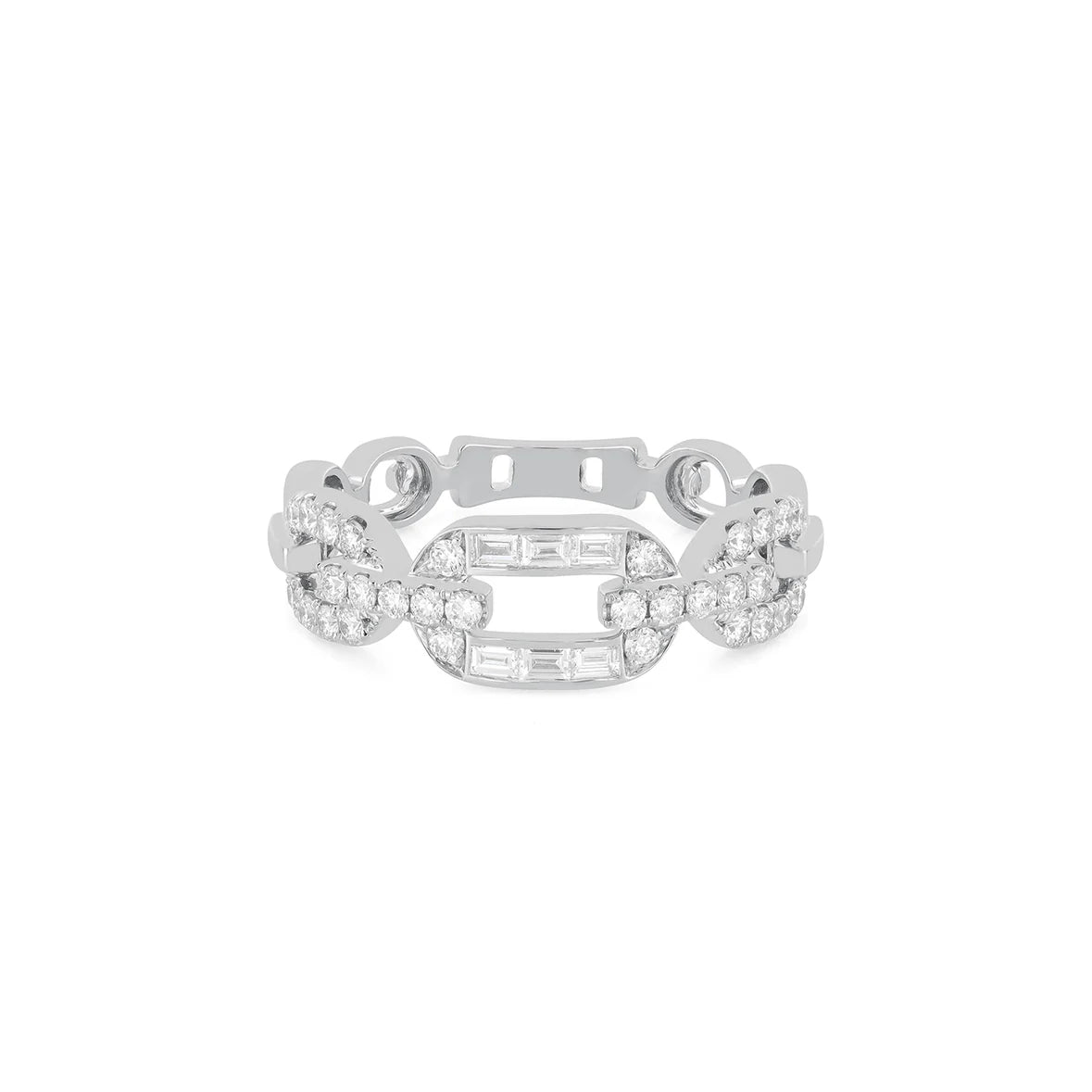 14k Graduated Chain Ring