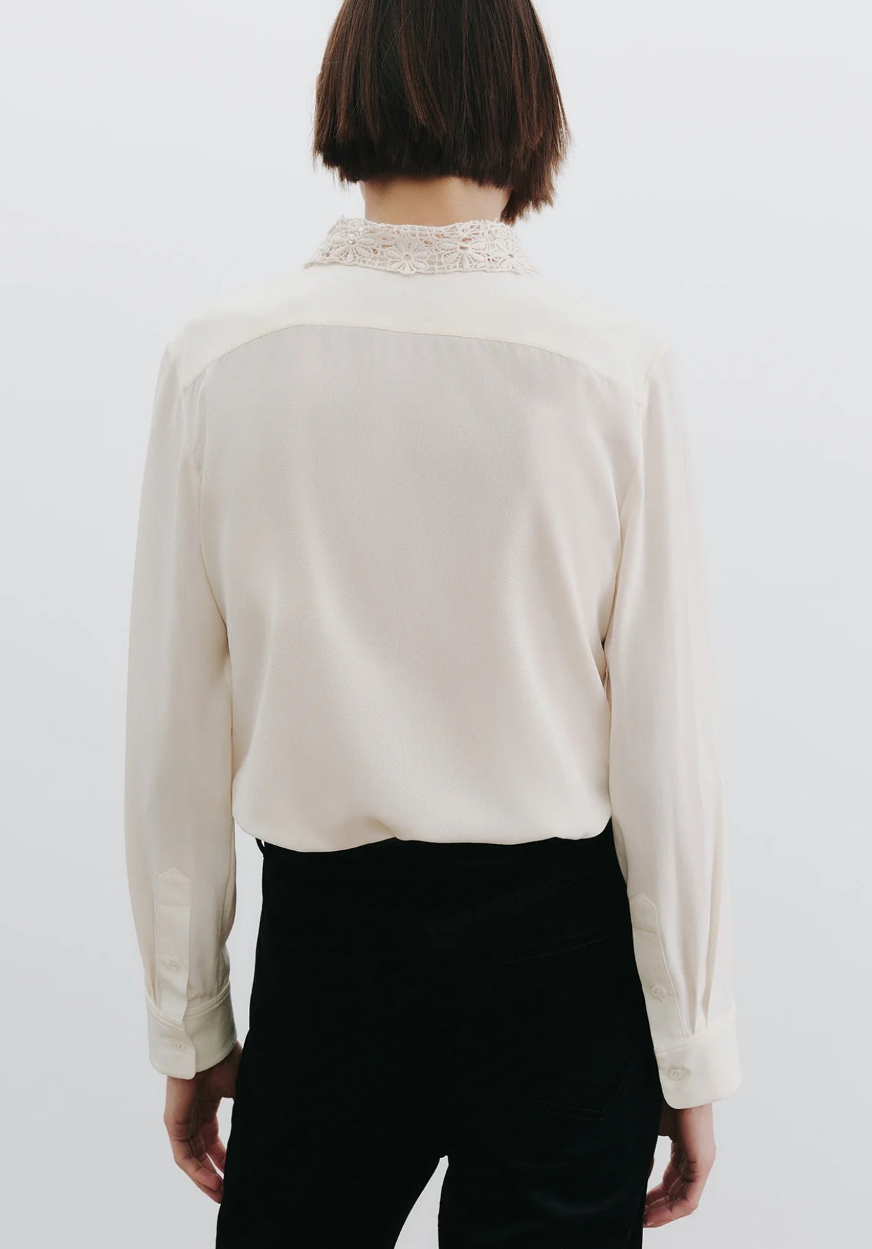 Zola Lace Silk Shirt