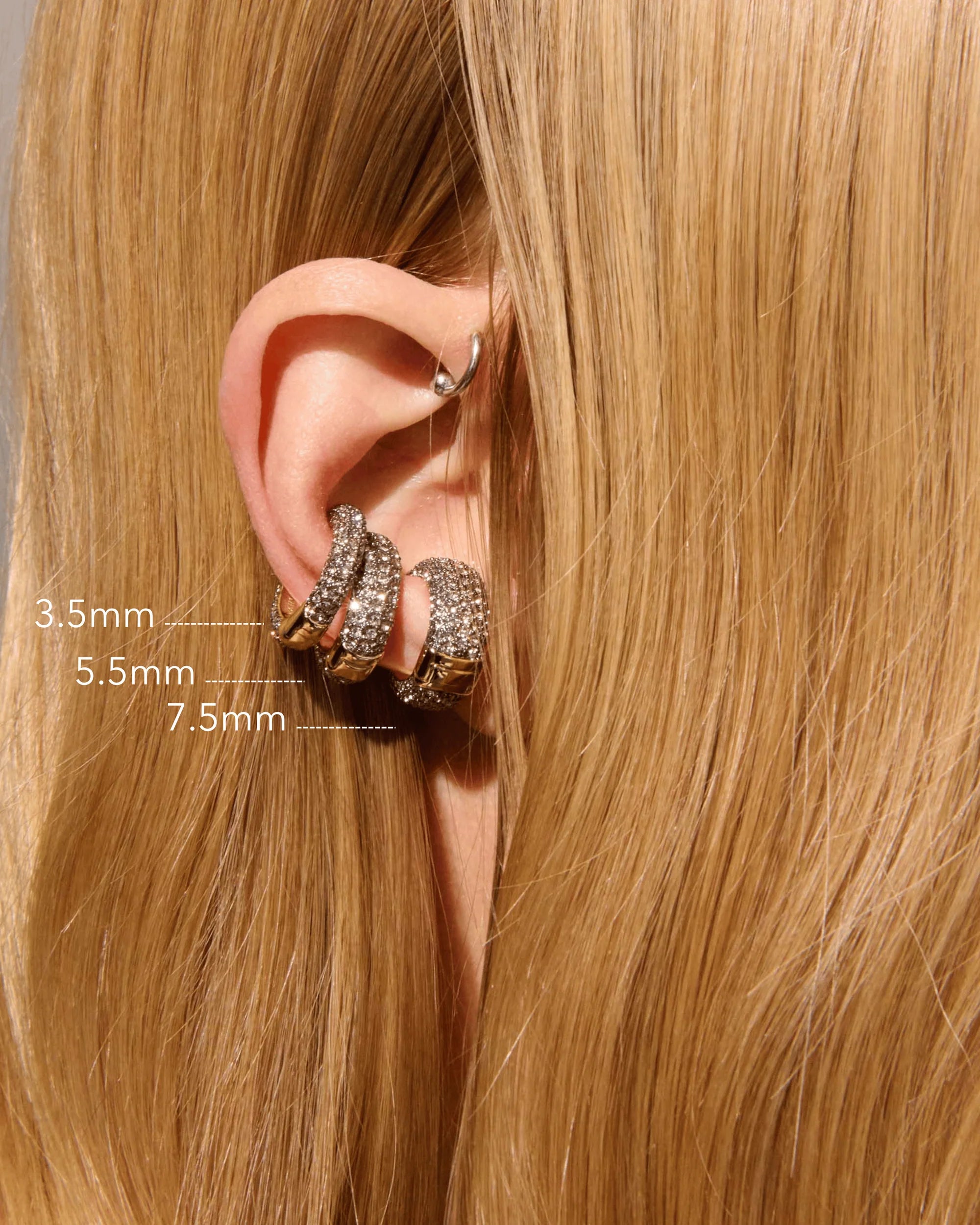Eva Pave 3.5mm Ear Cuff