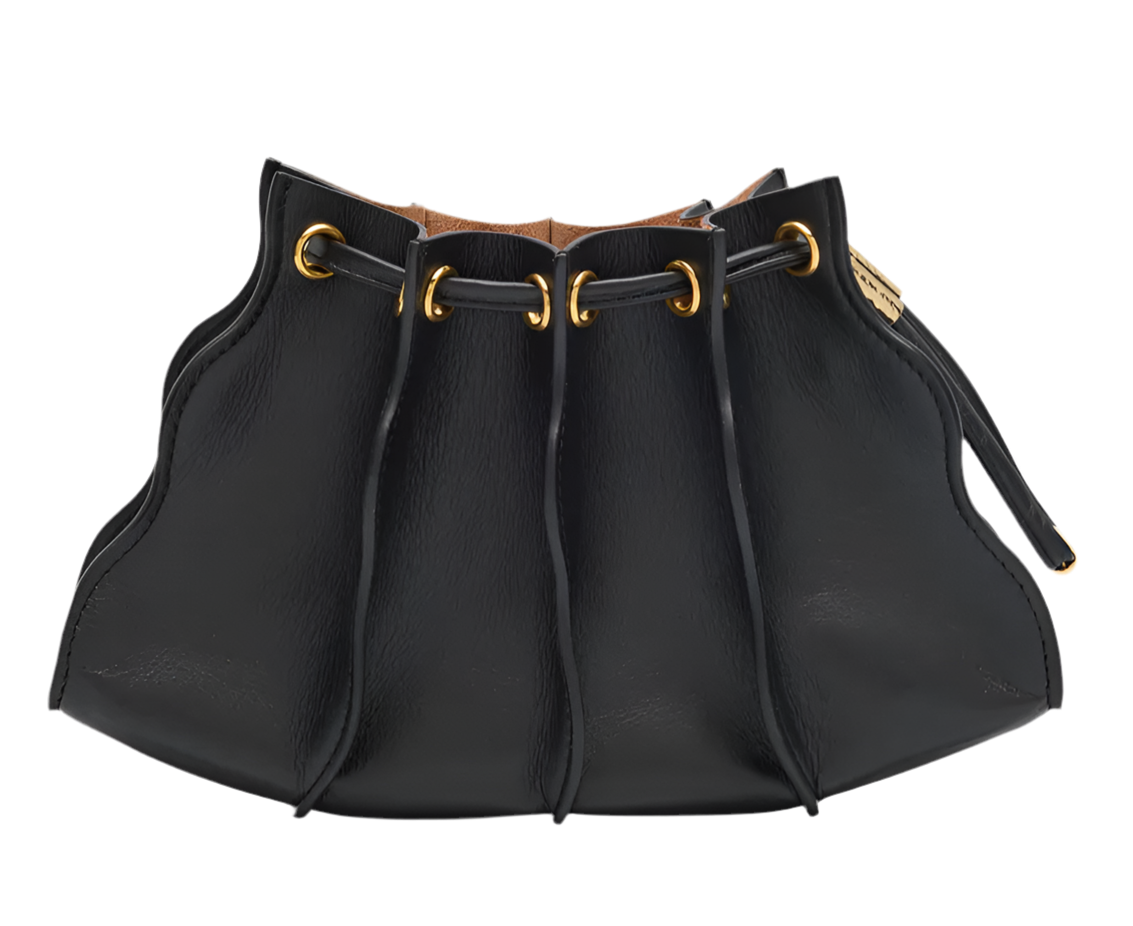 Adria Pleated Wave Mini Crossbody