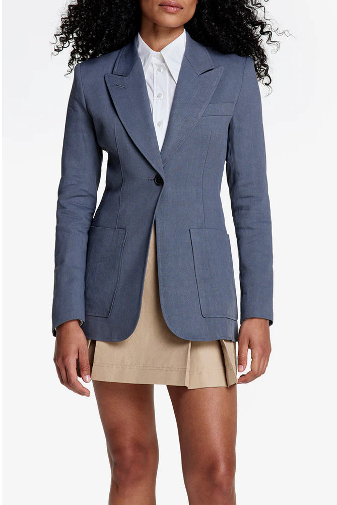 Patch Pocket Tailored BF Blazer