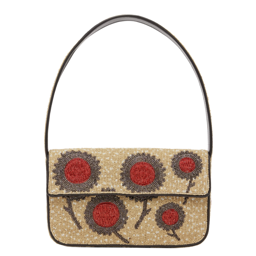 TOMMY BEADED BAG-SUNFLOWER