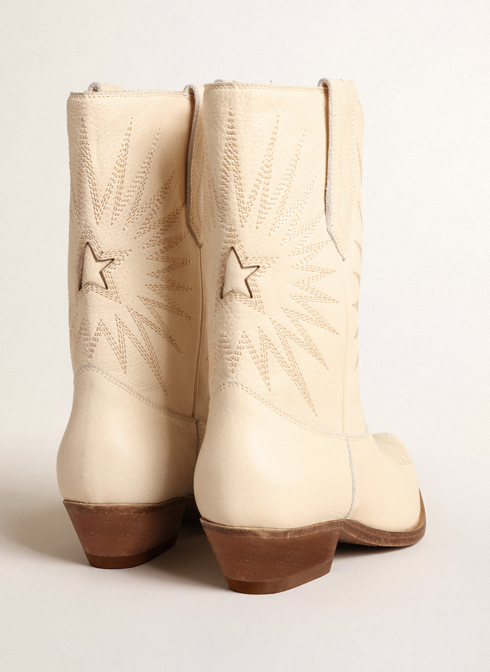 Low Wish Star Leather Boot - 35