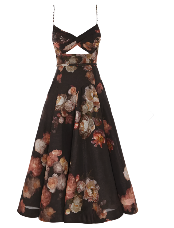 Hypnotic Twist Midi Dress