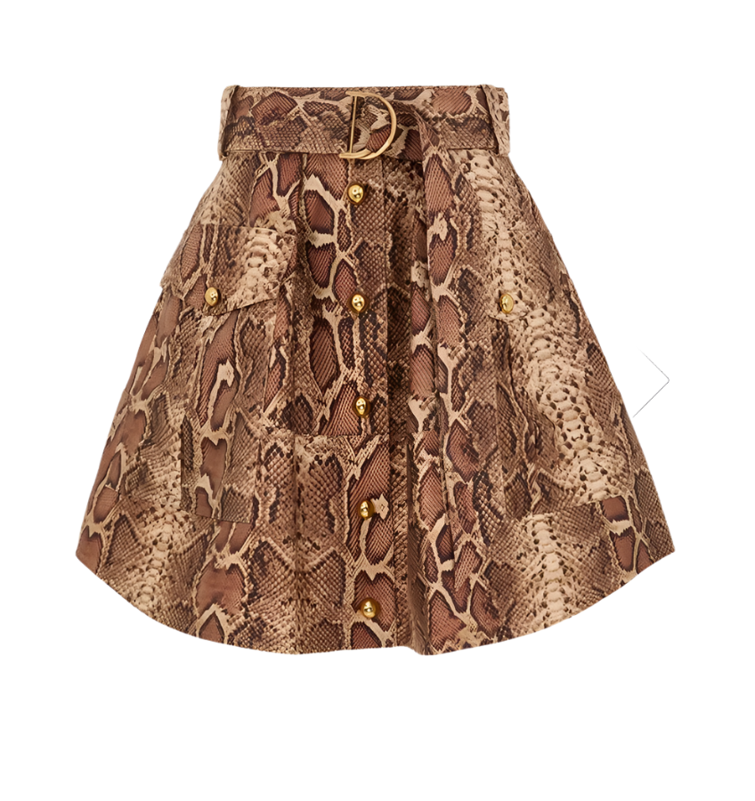 Hypnotic Utility Mini Skirt