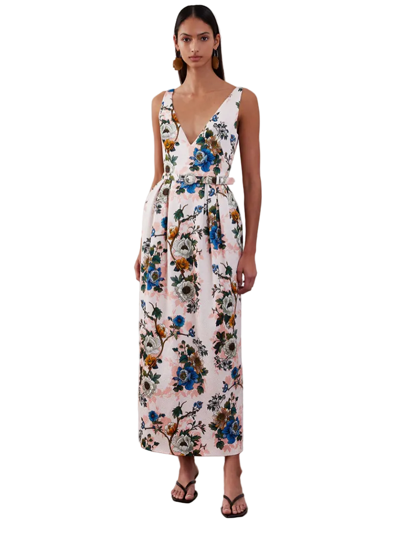 Jules Jacquard Midi Dress