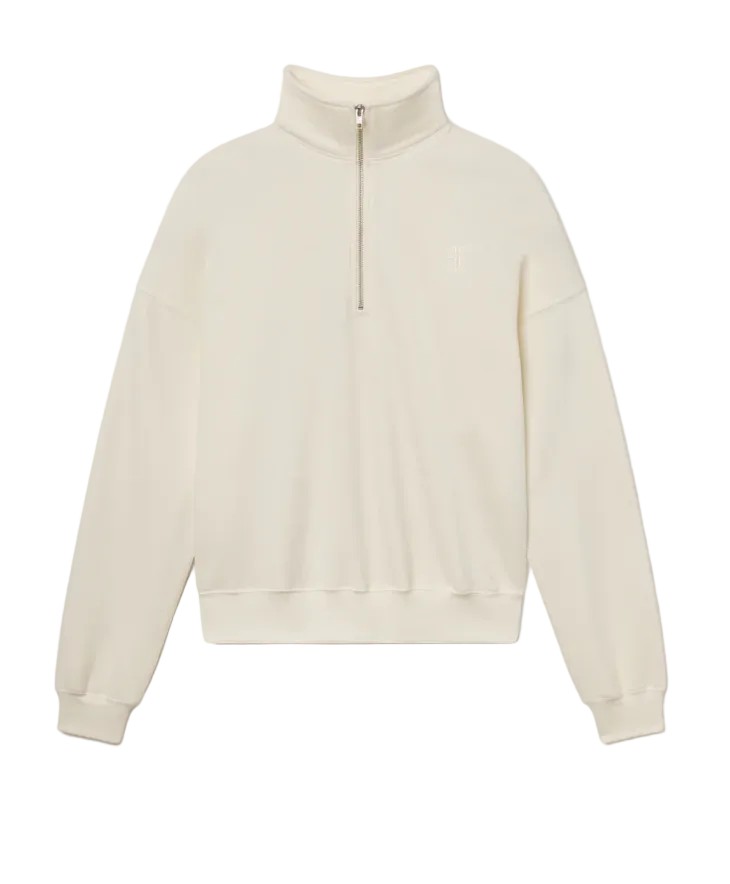 Oversized Half Zip Sweatshirt