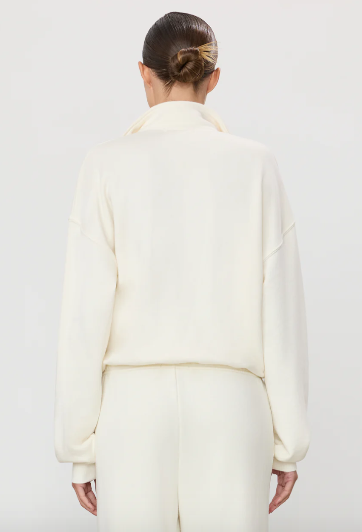 Oversized Half Zip Sweatshirt