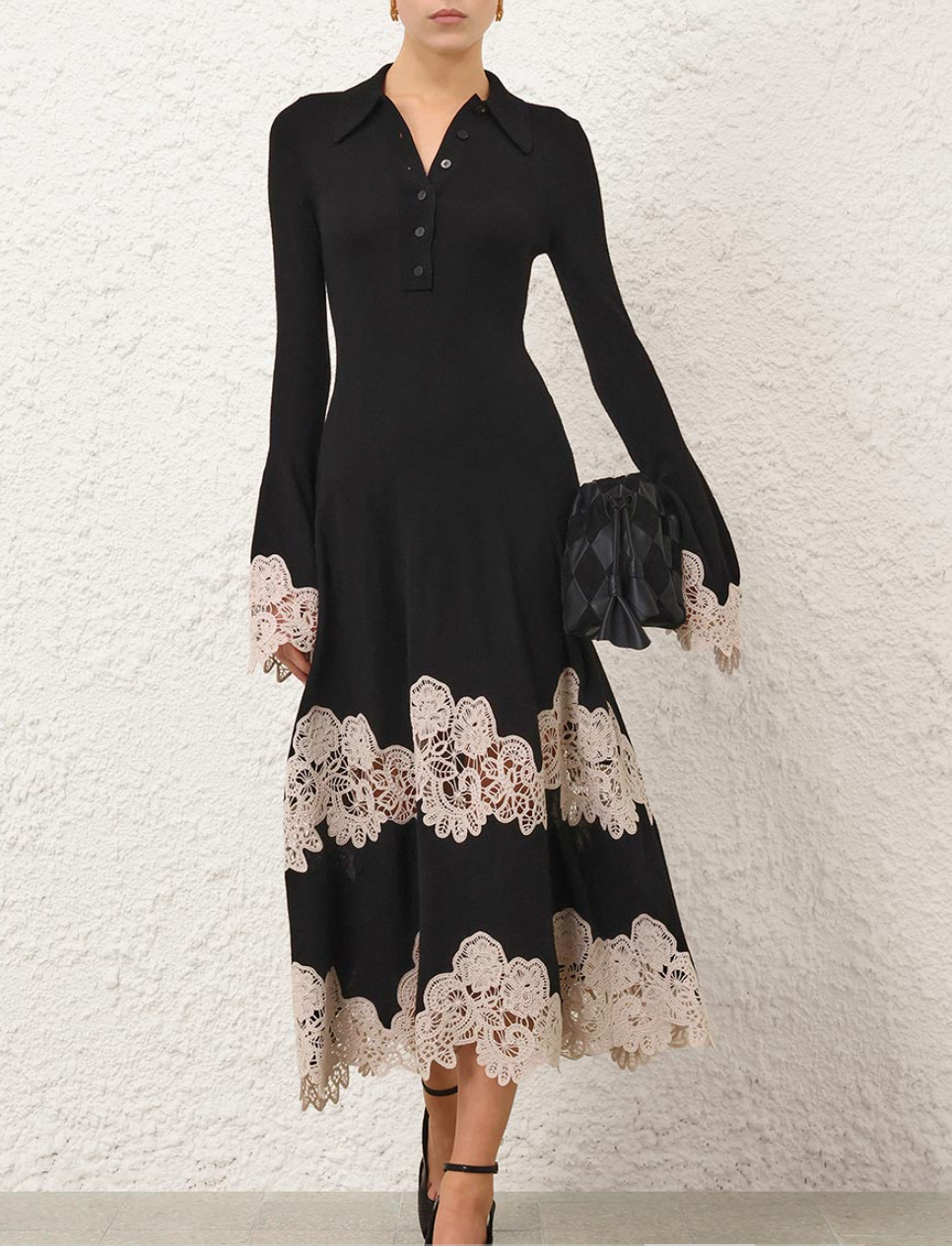Valiant Merino Lace Dress