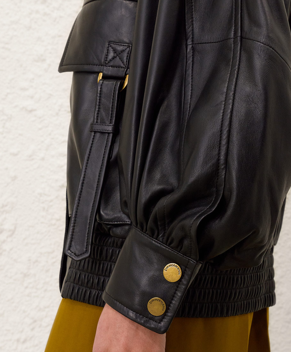 Valiant Leather Biker Jacket
