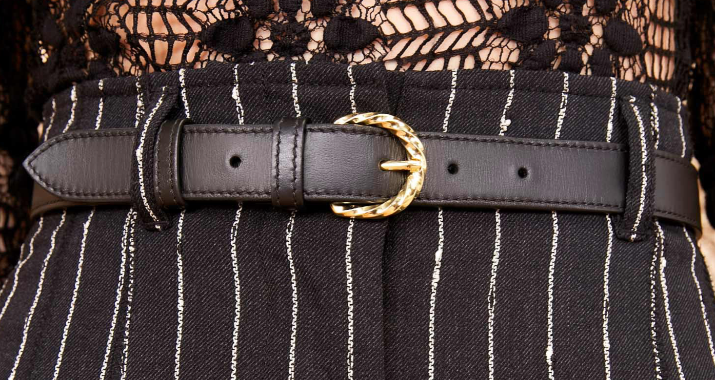 Gia Twisted Buckle Belt