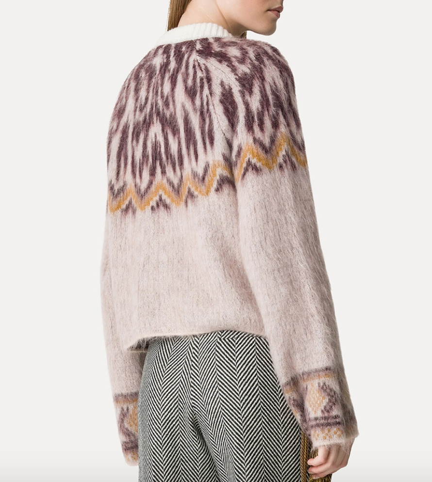 Baby Alpaca Fair Isle Cardigan