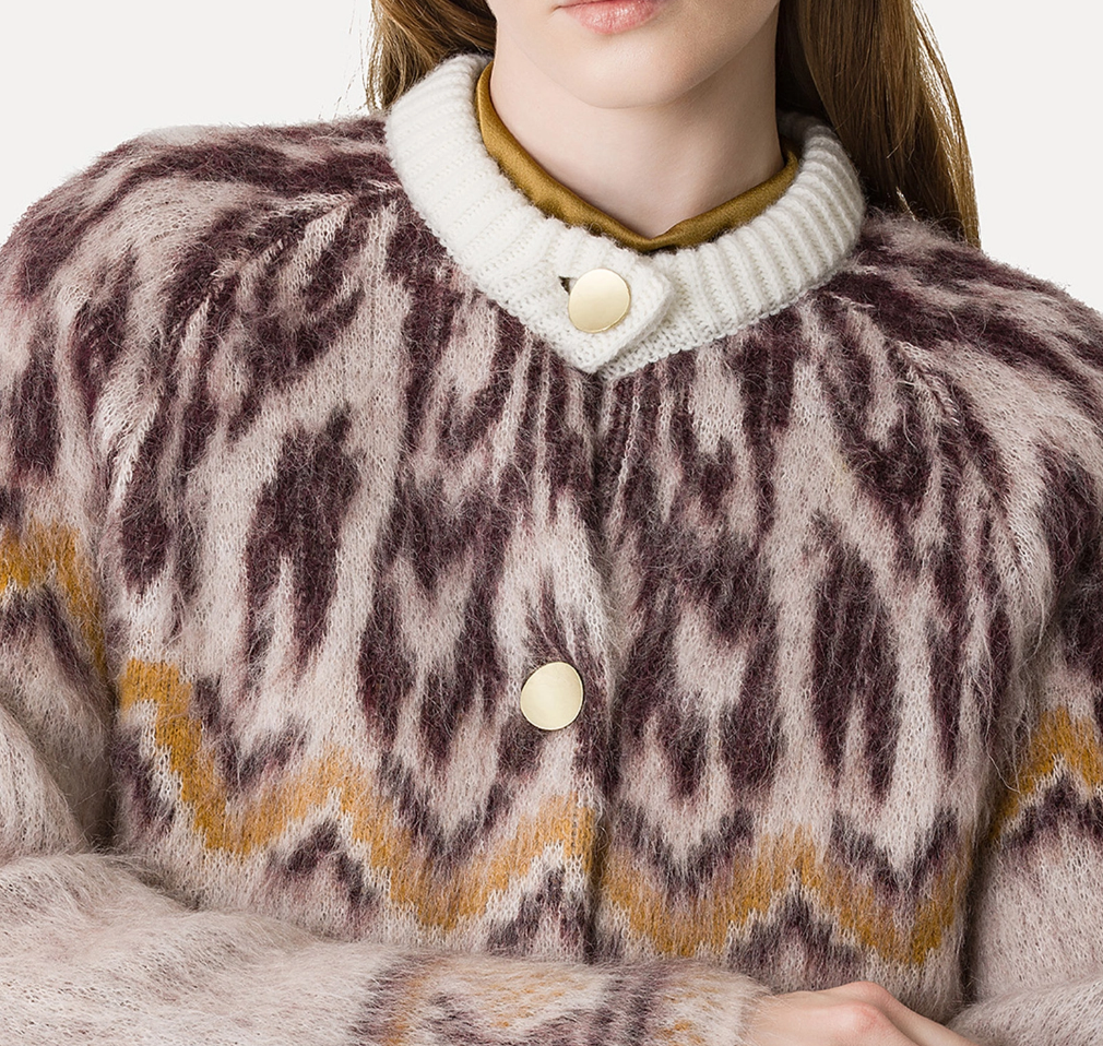 Baby Alpaca Fair Isle Cardigan