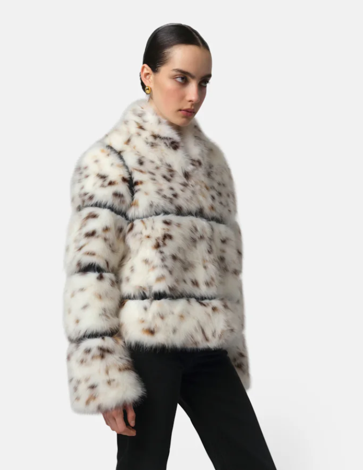 Sai Snow Leopard Coat
