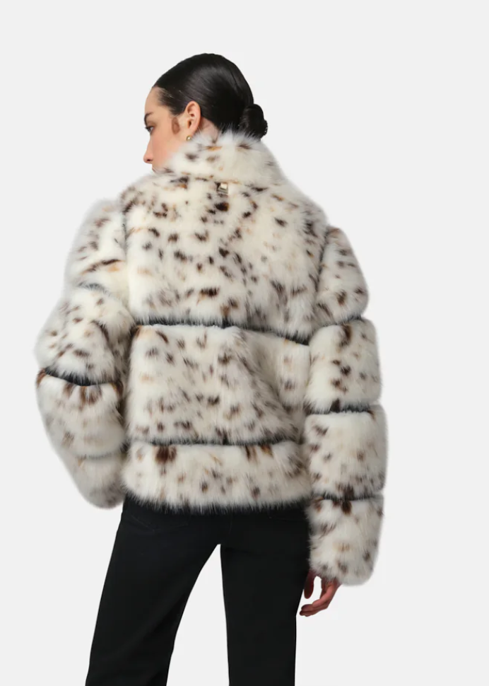 Sai Snow Leopard Coat