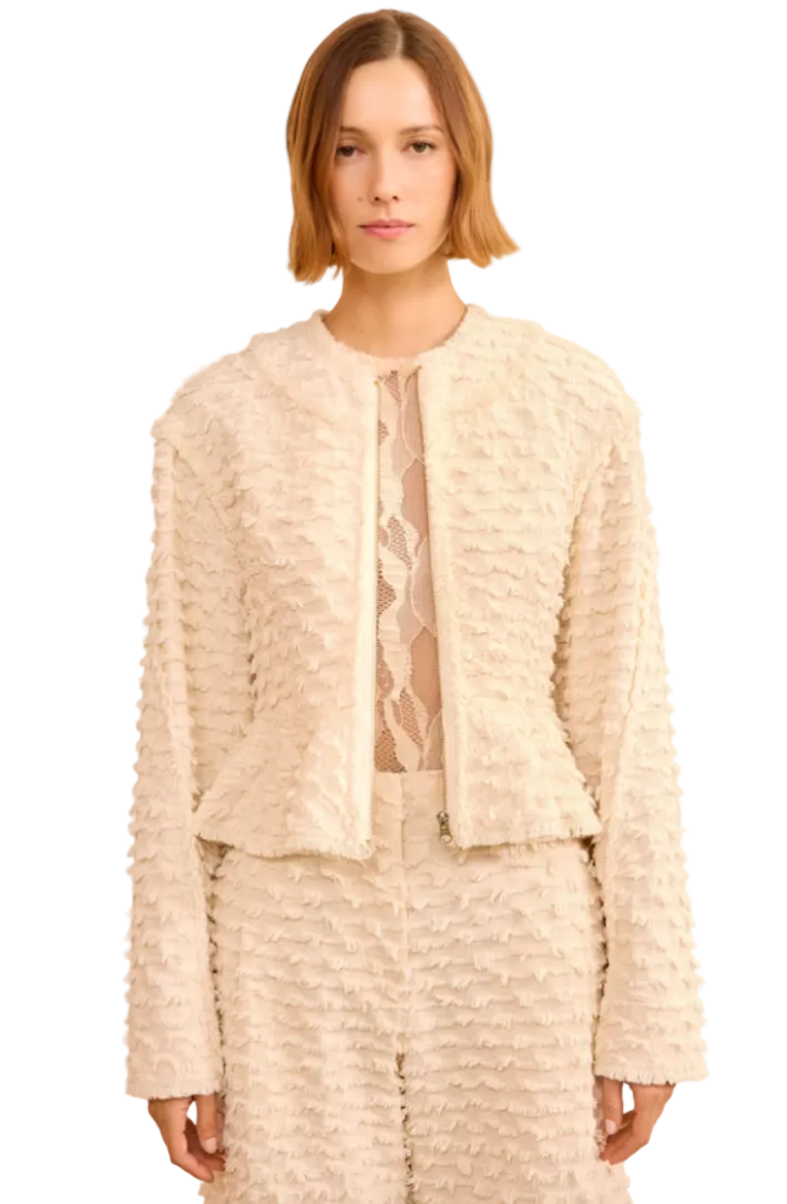 Rosalind Zip Peplum Jacket