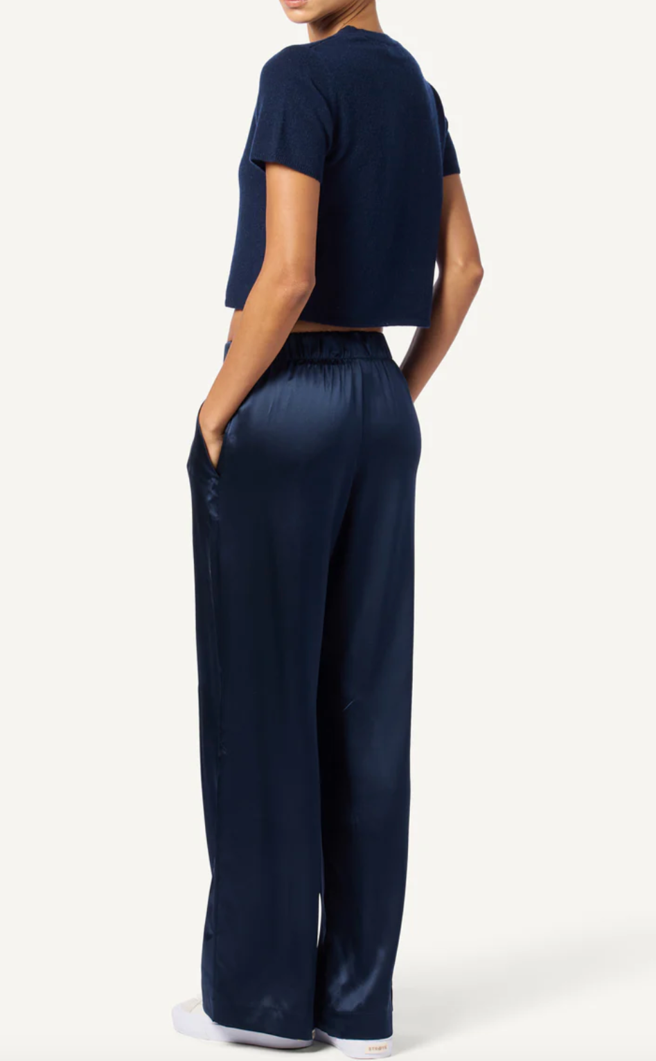 Brynn Wide Leg Silk Pant