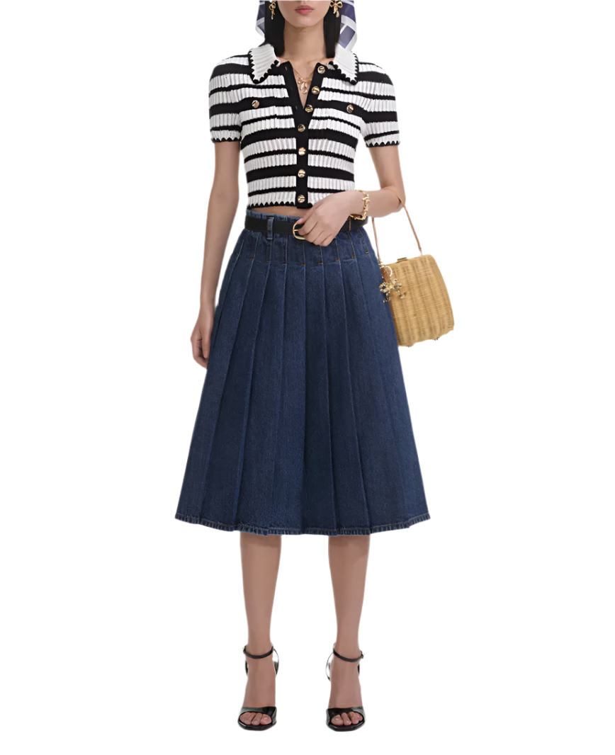 Stripe Crochet Top