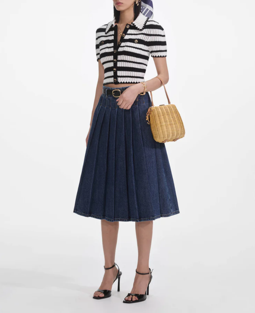 Stripe Crochet Top