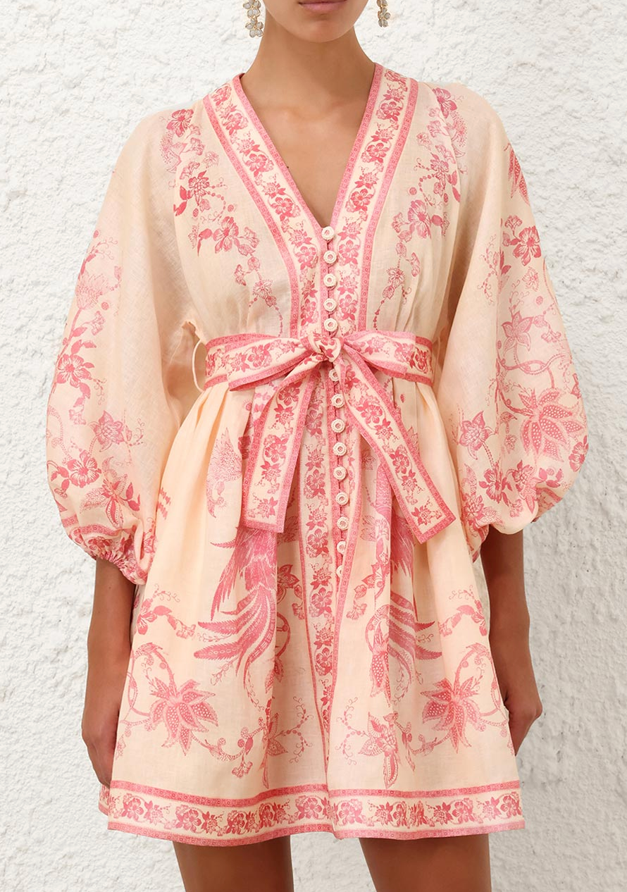 Lucky Plunge Mini Dress