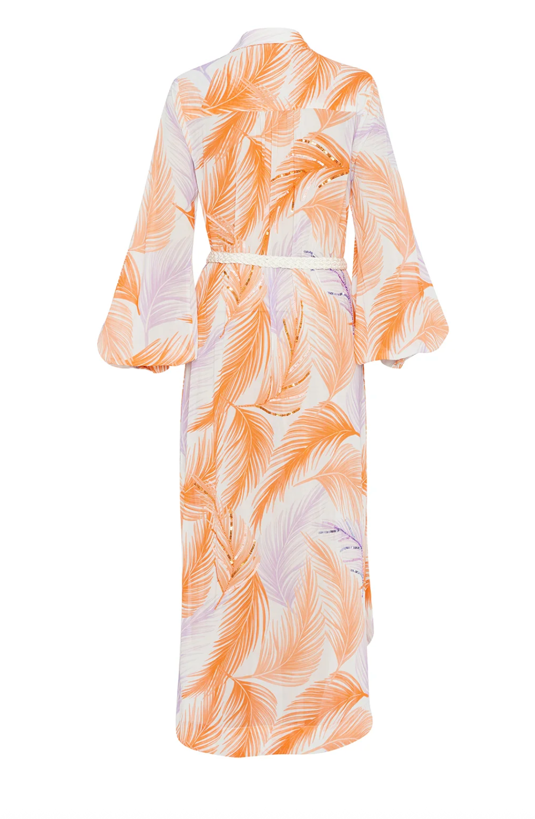 Hand Beaded Summer Dress - L