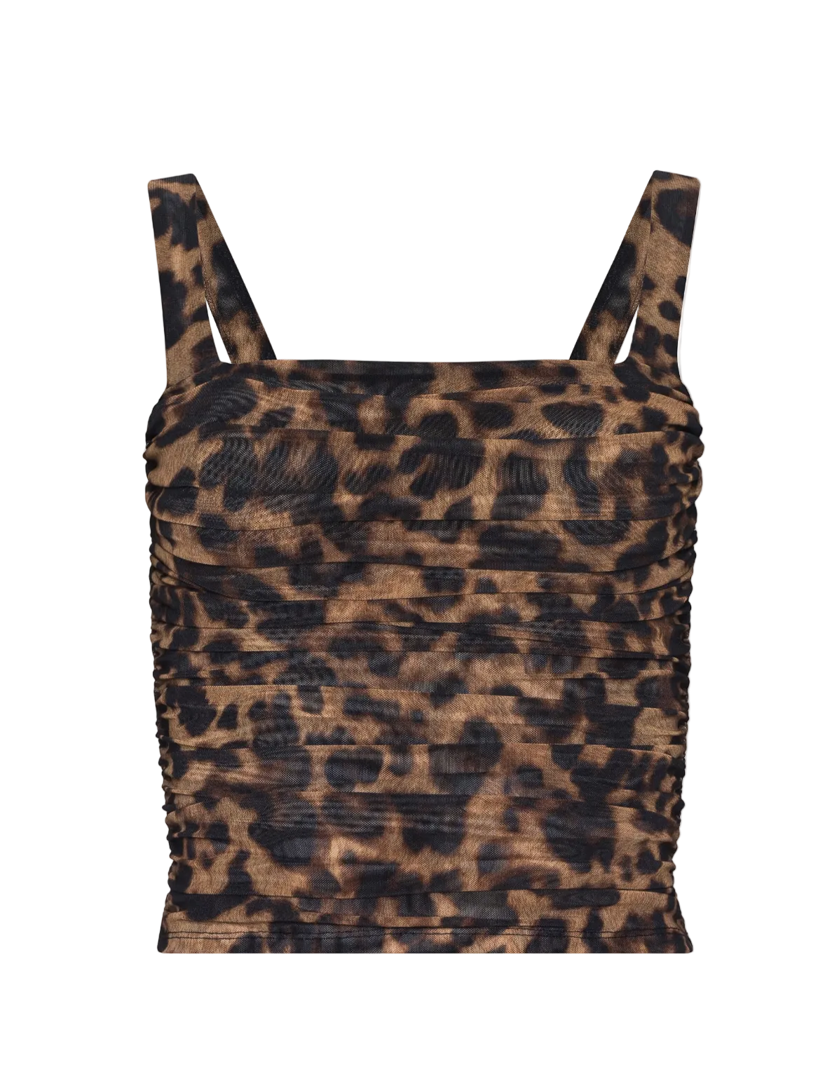 Rasha Shirred Mesh Tank