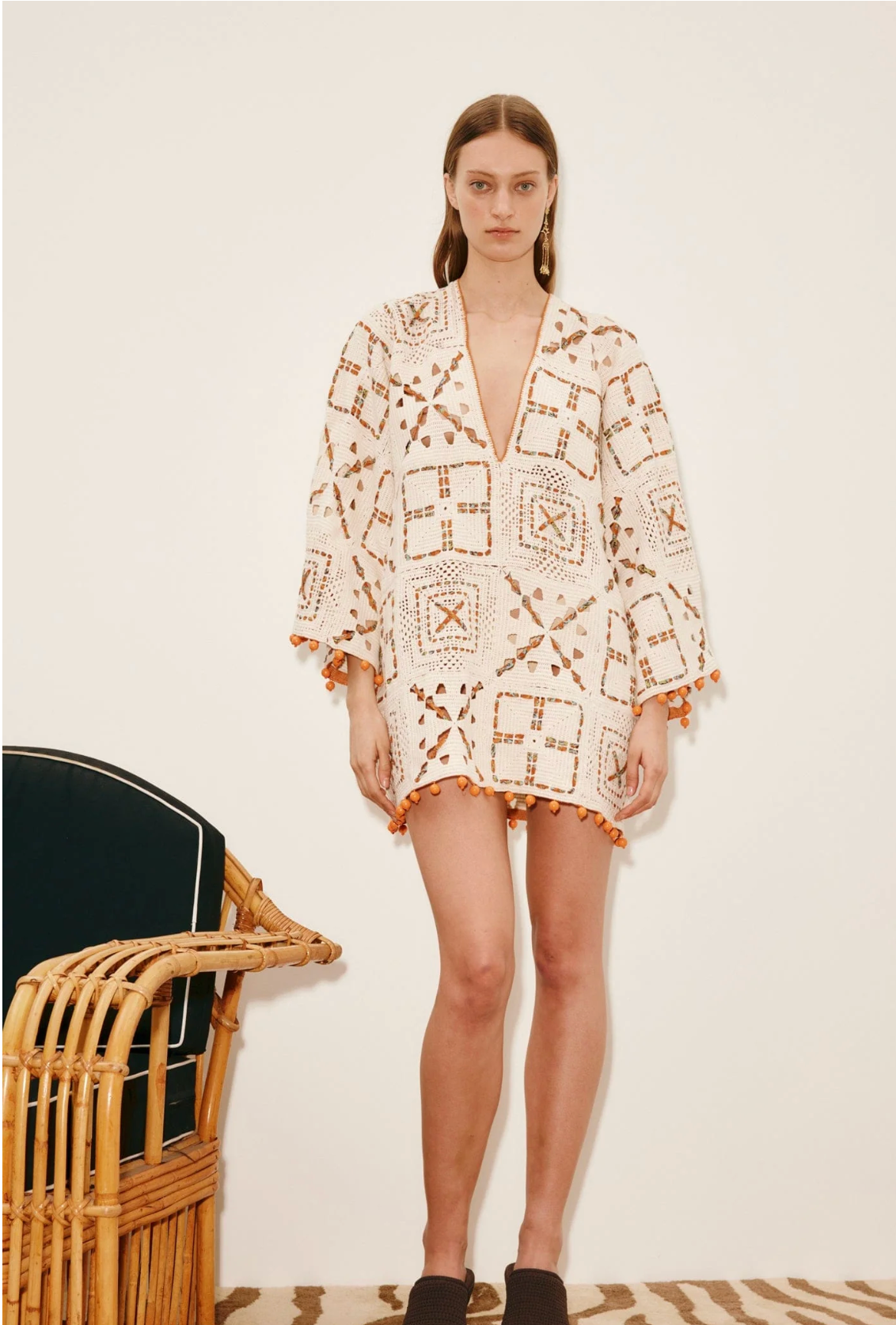 Marva Crochet Mini Dress