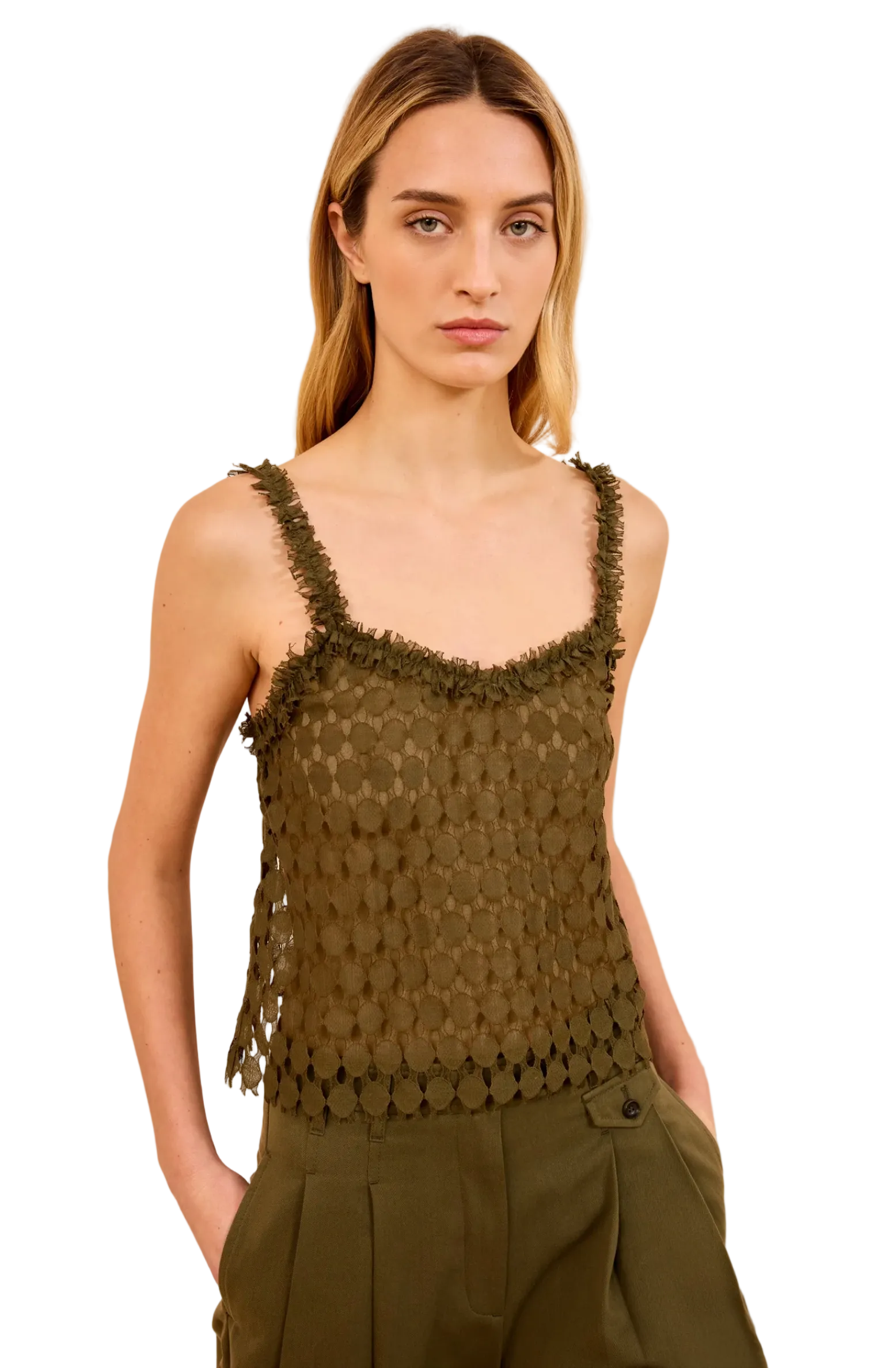 Francoise Lace Tank Top