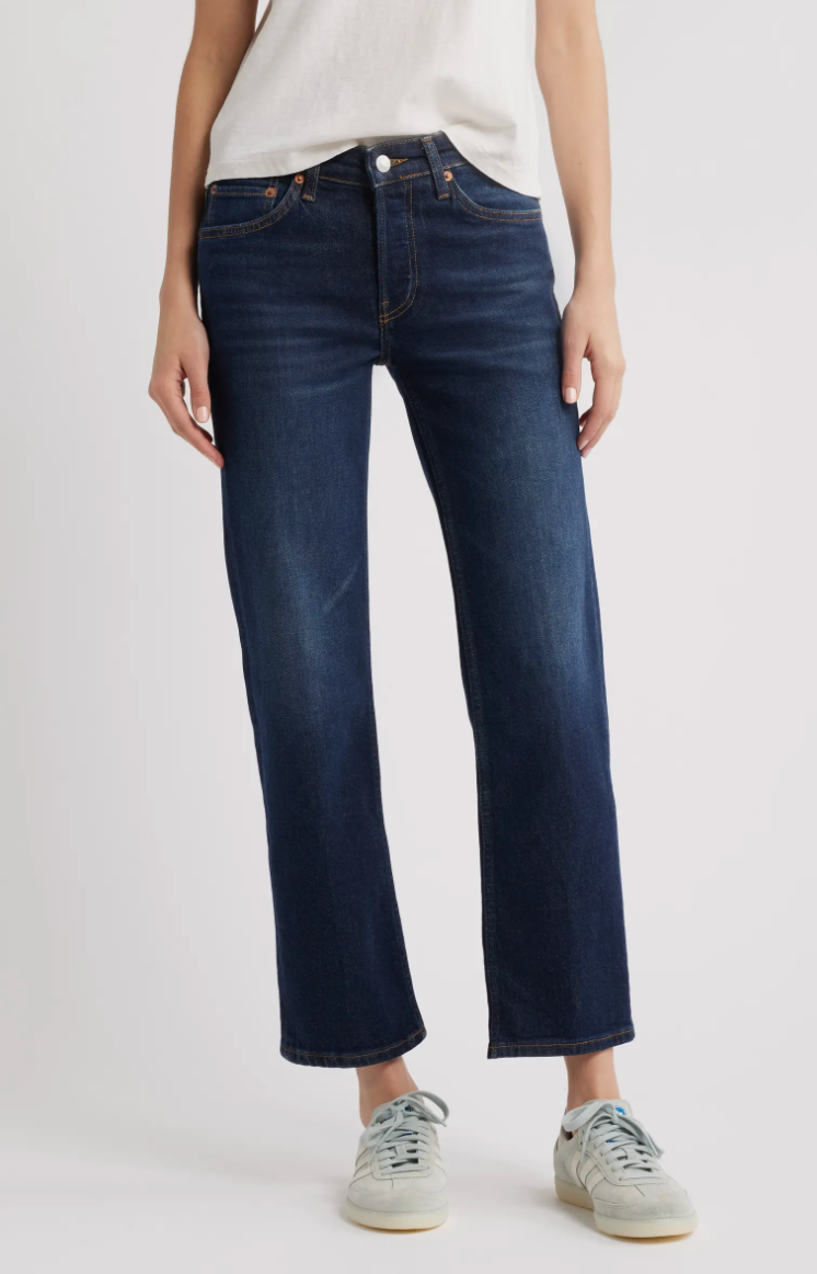 Slim Straight Crop