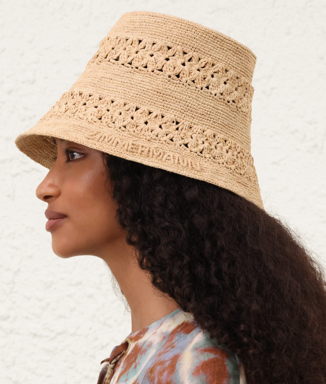 Raffia Bucket Hat