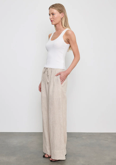 Linen Cropped Summer Pant