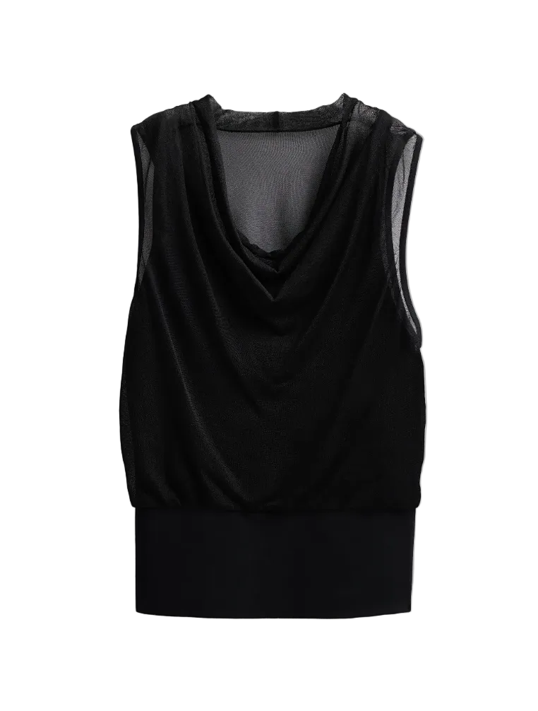 Cara Cowl Neck Tank Top