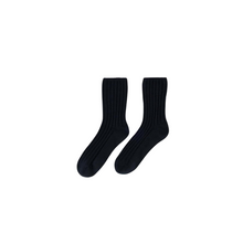 Load image into Gallery viewer, Cashmere Cotton Ribbed Socks
