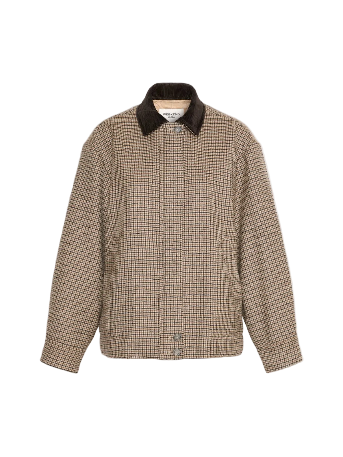 Houndstooth Bomber Jacket