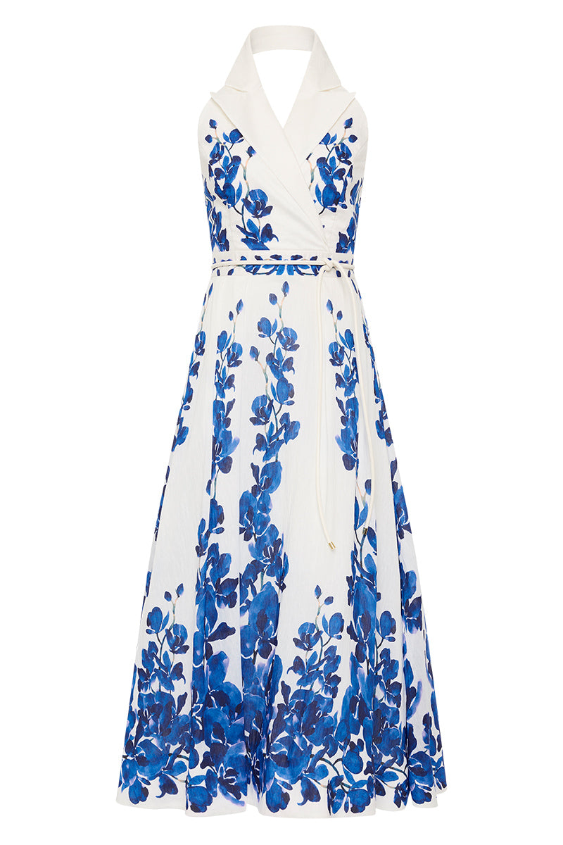 Orchid Blues Midi Dress