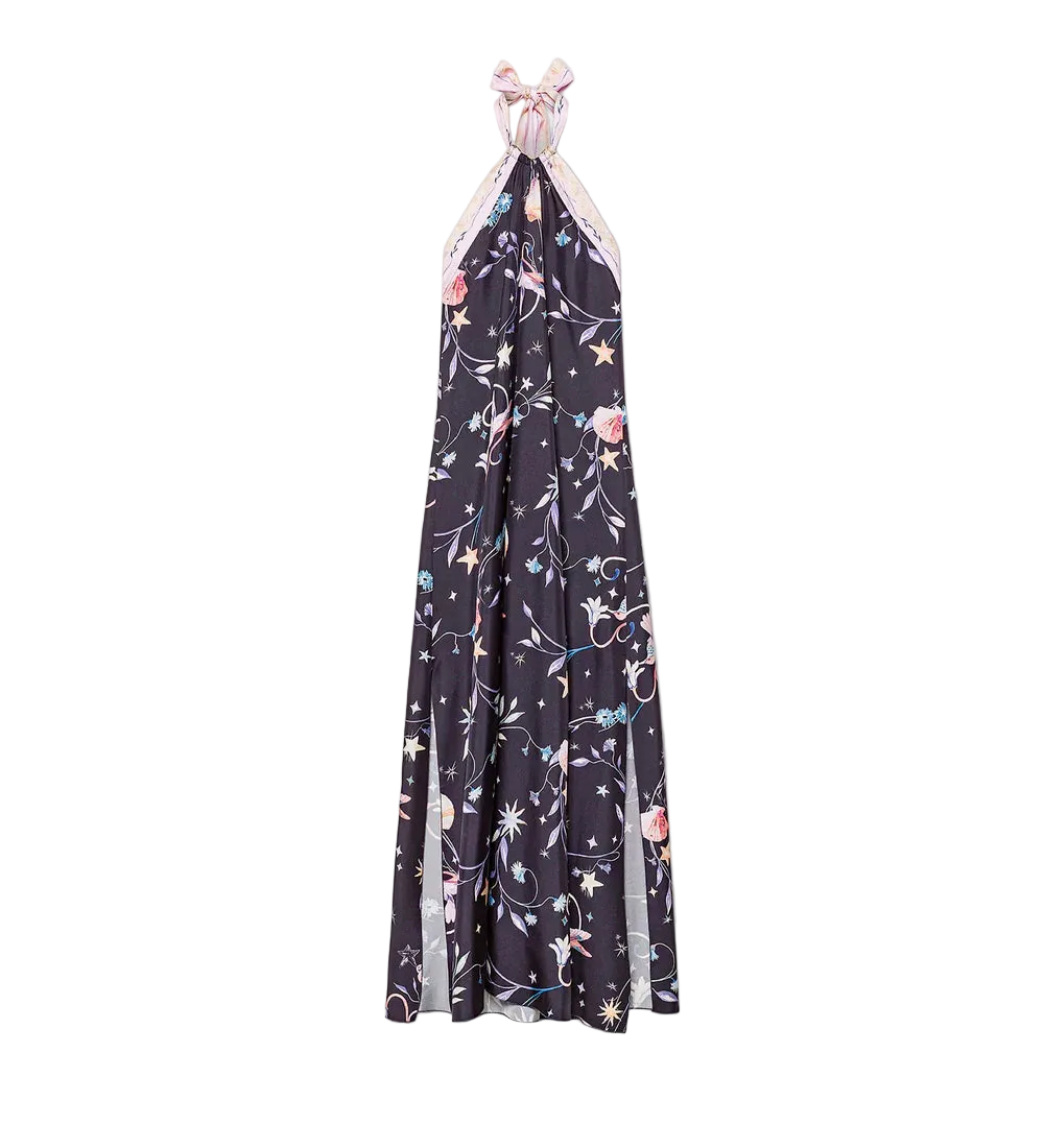 Deliverance Twill Back Neckline Dress