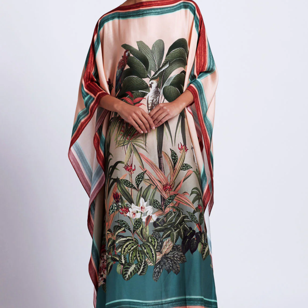 Paradise Silk Caftan