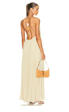 Load image into Gallery viewer, Azita Plisse Draped Gown
